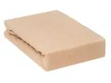 Prześcieradło Frotte z gumką beż jasny 220x200     015